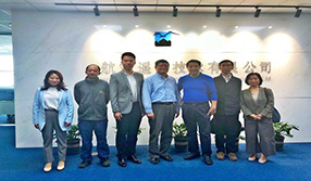 南京師范大學(xué)閭國年教授，親臨飛燕航空遙感進(jìn)行技術(shù)交流